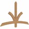 Ekena Millwork Davenport Timber Gable Bracket, Western Red Cedar, 60"W x 35"H x 1 1/2"D x 3 1/2"F, 14/12 Pitch GBW060X35X0204DAV00SWR - alternate 3